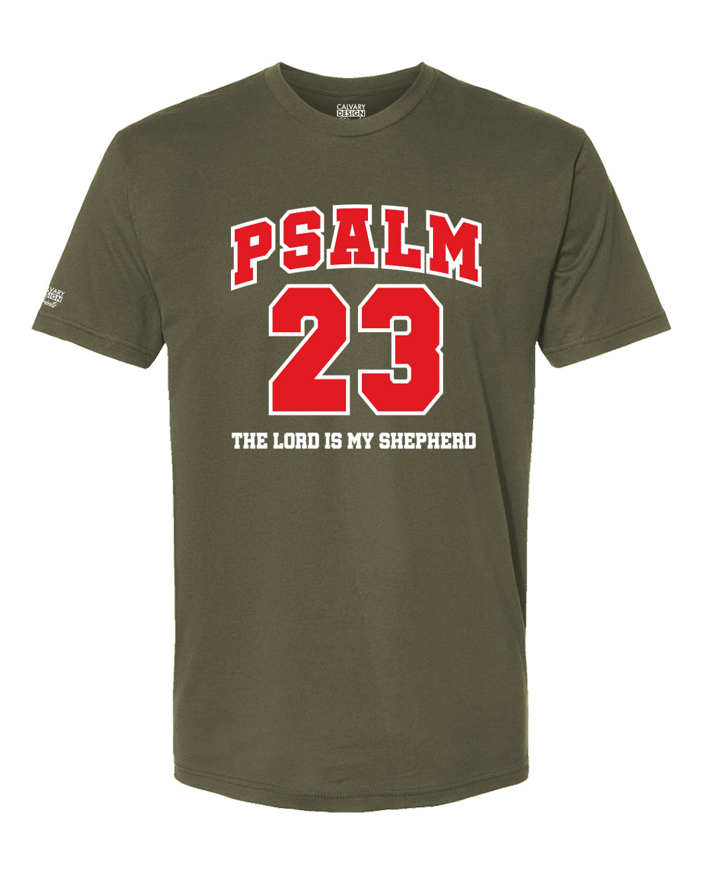 Psalm 23 Christian T-Shirt | The Lord Is My Shepherd Faith Tee