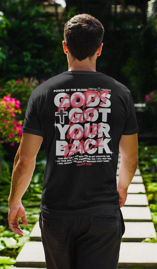 God's Got Your Back Shirt – Powerful Christian Streetwear Apparel for Believers