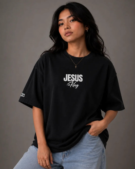 Jesus Is King Oversized Streetwear T-Shirt