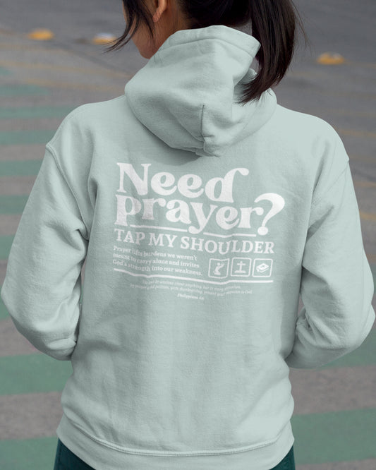 Need Prayer? Christian Zip-Up Hoodie | Faith Based Streetwear