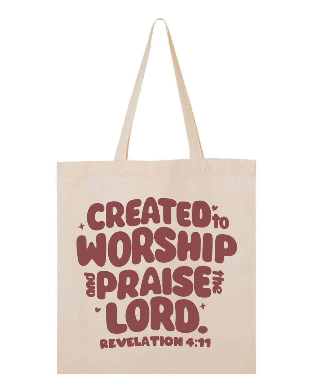 Created to Worship & Praise the Lord – Tote Bag