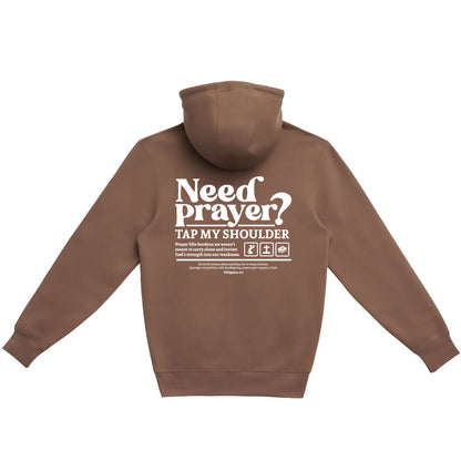 Need Prayer Christian Zip-Up Hoodie | Faith Outreach Apparel