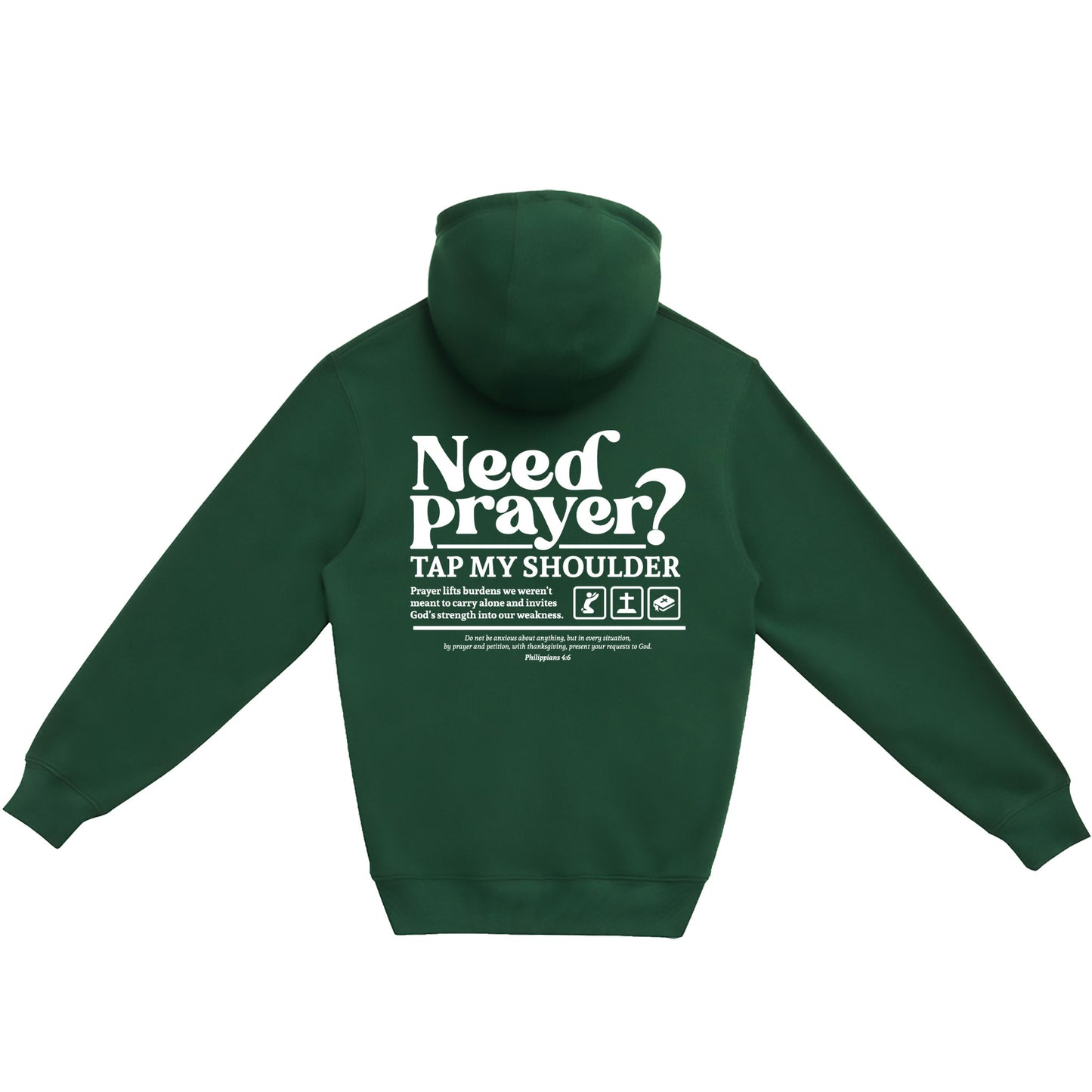 Need Prayer? Christian Zip-Up Hoodie | Faith Based Streetwear