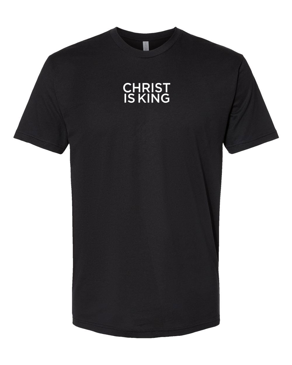 CHRIST IS KING Tee – Bold but Minimalist All-Caps Christian Faith Shirt for Believers