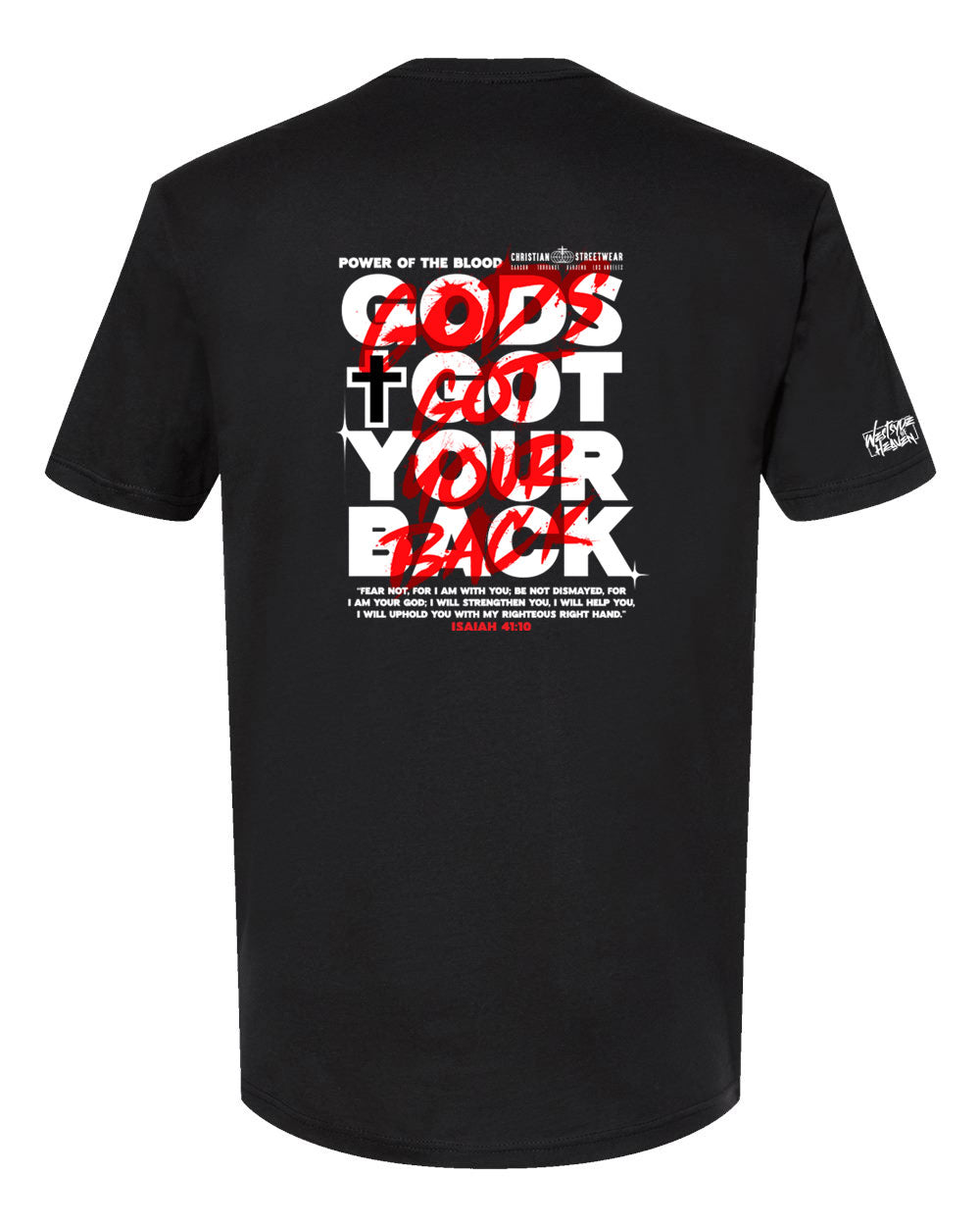 God's Got Your Back Shirt – Powerful Christian Streetwear Apparel for Believers