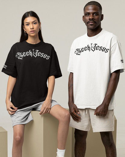 Seek Jesus Christian Faith-Based Heavyweight Shirt