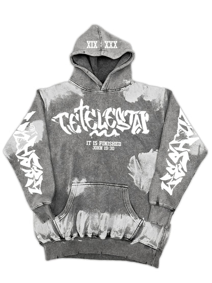 Tetelestai Christian streetwear hoodie John 19 30 grunge faith hoodie