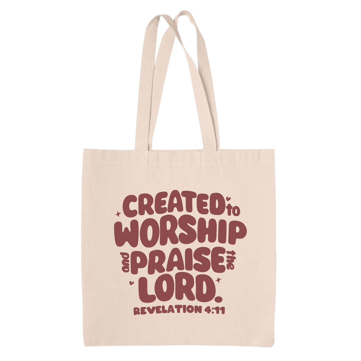 Created to Worship & Praise the Lord – Tote Bag