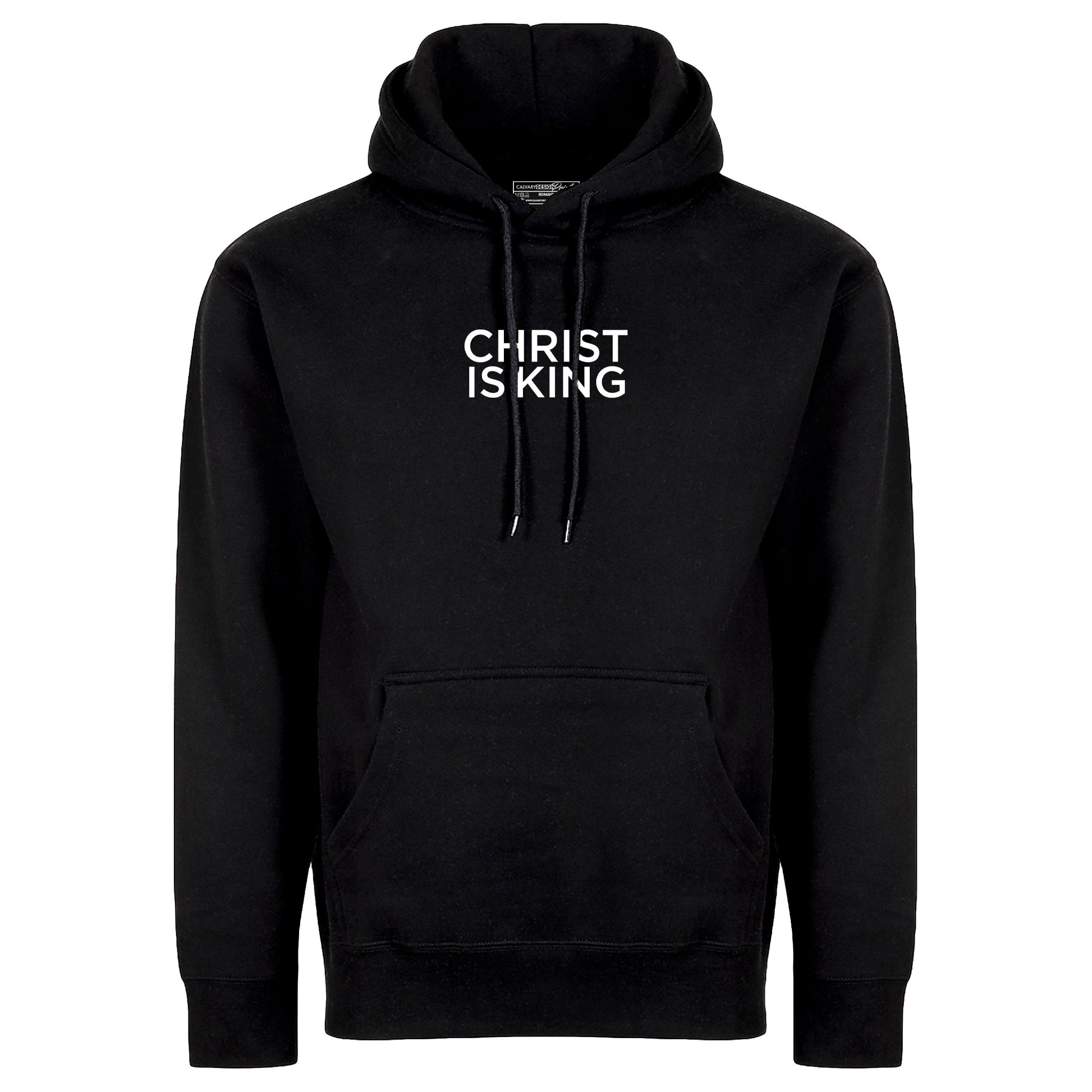 Christ is King minimal fleece crewneck Christian streetwear sweatshirt