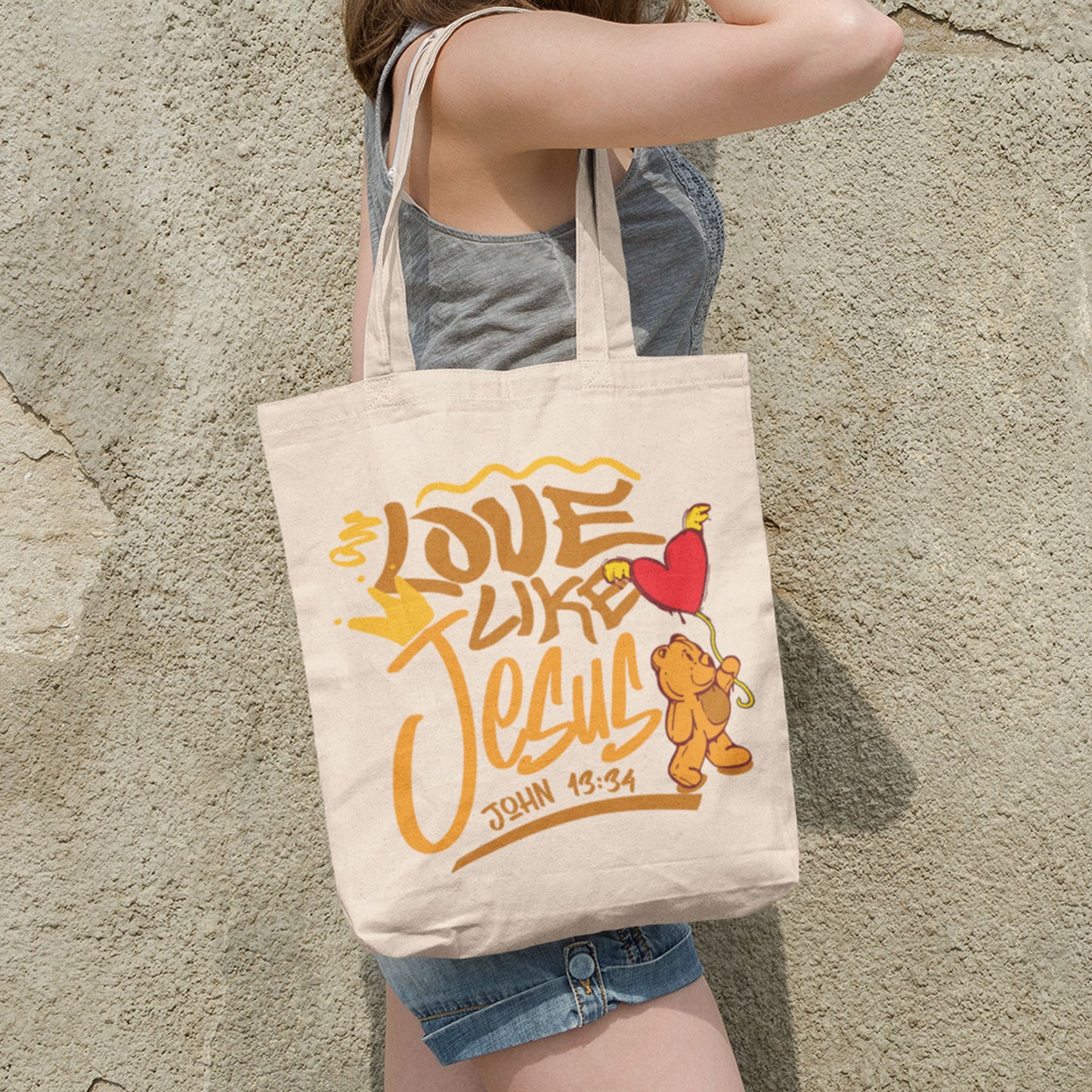 Love Like Jesus Tote Bag – Carry Kindness Everywhere