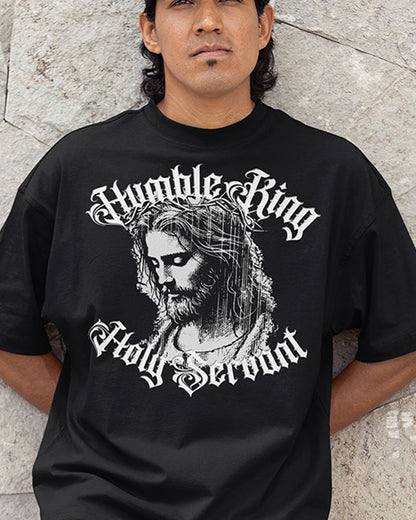 Humble King, Holy Servant – Jesus Christian Graphic Tee