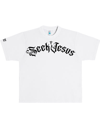 Seek Jesus Christian Faith-Based Heavyweight Shirt